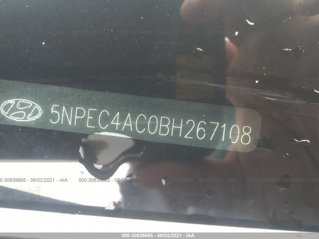 Photo 8 VIN: 5NPEC4AC0BH267108 - HYUNDAI SONATA 