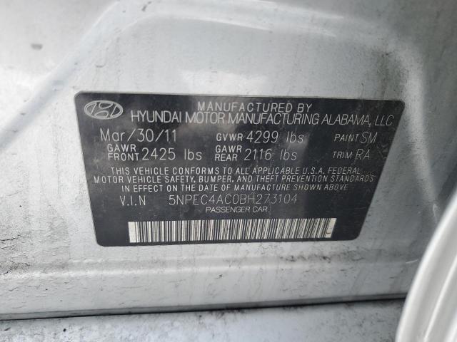 Photo 11 VIN: 5NPEC4AC0BH273104 - HYUNDAI SONATA SE 