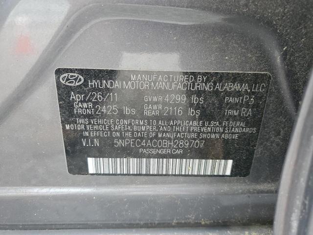 Photo 11 VIN: 5NPEC4AC0BH289707 - HYUNDAI SONATA SE 