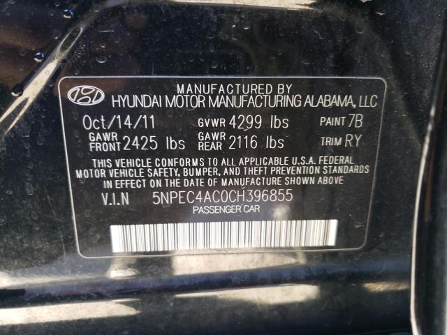 Photo 11 VIN: 5NPEC4AC0CH396855 - HYUNDAI SONATA 