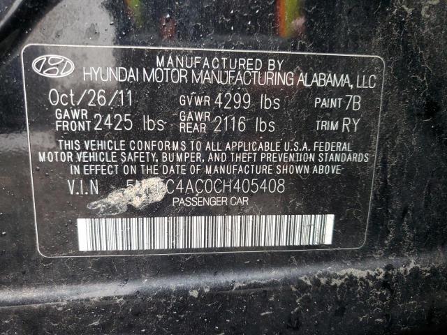 Photo 11 VIN: 5NPEC4AC0CH405408 - HYUNDAI SONATA 