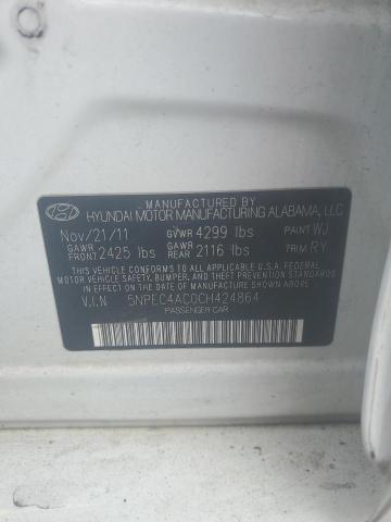 Photo 11 VIN: 5NPEC4AC0CH424864 - HYUNDAI SONATA SE 