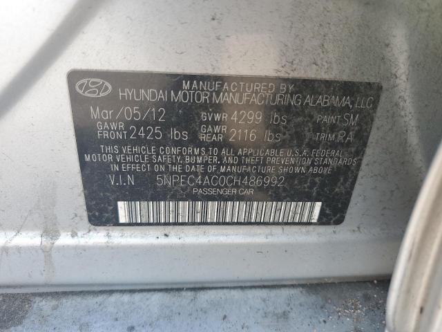 Photo 11 VIN: 5NPEC4AC0CH486992 - HYUNDAI SONATA SE 