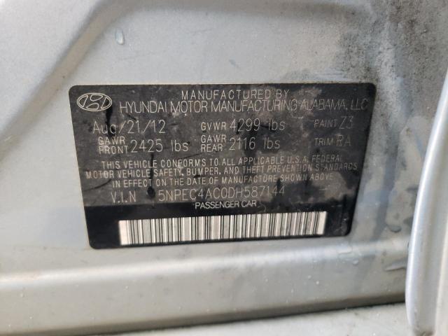 Photo 9 VIN: 5NPEC4AC0DH587144 - HYUNDAI SONATA 