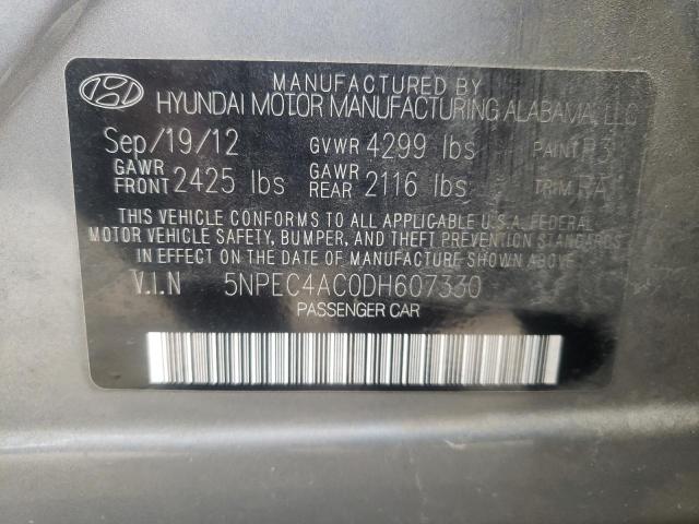 Photo 11 VIN: 5NPEC4AC0DH607330 - HYUNDAI SONATA SE 