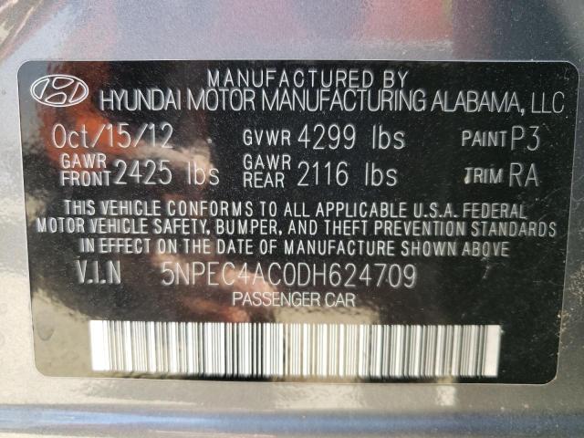 Photo 11 VIN: 5NPEC4AC0DH624709 - HYUNDAI SONATA SE 