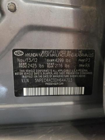 Photo 11 VIN: 5NPEC4AC0DH644703 - HYUNDAI SONATA 