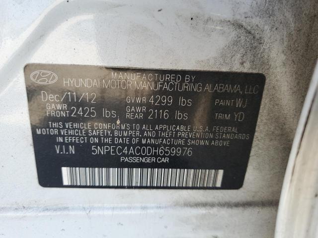 Photo 11 VIN: 5NPEC4AC0DH659976 - HYUNDAI SONATA 