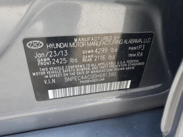 Photo 13 VIN: 5NPEC4AC0DH681380 - HYUNDAI SONATA SE 