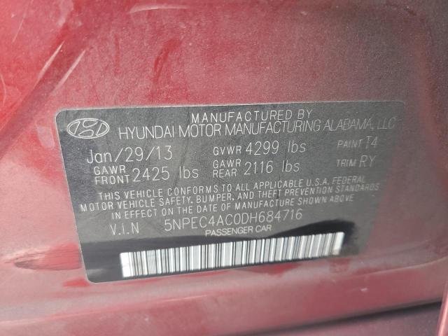 Photo 11 VIN: 5NPEC4AC0DH684716 - HYUNDAI SONATA SE 