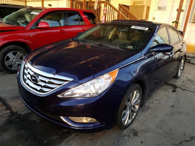 Photo 1 VIN: 5NPEC4AC0DH735373 - HYUNDAI SONATA SE 