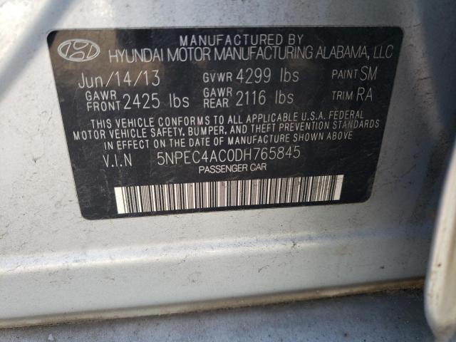 Photo 11 VIN: 5NPEC4AC0DH765845 - HYUNDAI SONATA SE 