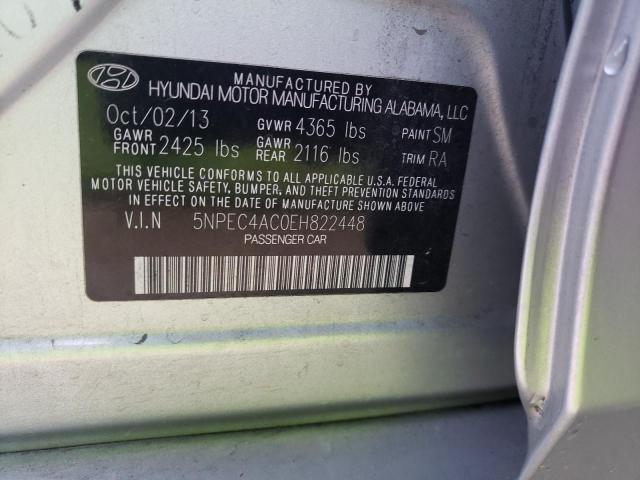 Photo 11 VIN: 5NPEC4AC0EH822448 - HYUNDAI SONATA SE 