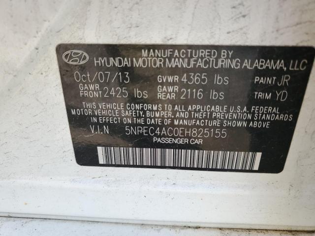 Photo 11 VIN: 5NPEC4AC0EH825155 - HYUNDAI SONATA 