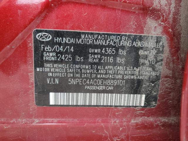 Photo 11 VIN: 5NPEC4AC0EH889101 - HYUNDAI SONATA 