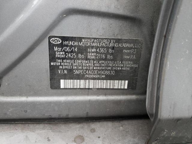 Photo 11 VIN: 5NPEC4AC0EH908830 - HYUNDAI SONATA SE 