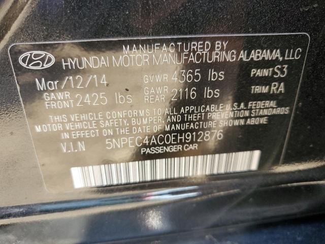 Photo 11 VIN: 5NPEC4AC0EH912876 - HYUNDAI SONATA SE 