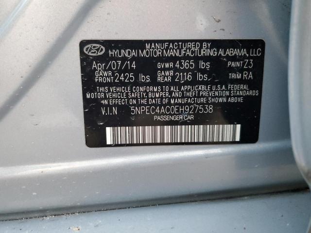 Photo 11 VIN: 5NPEC4AC0EH927538 - HYUNDAI SONATA SE 