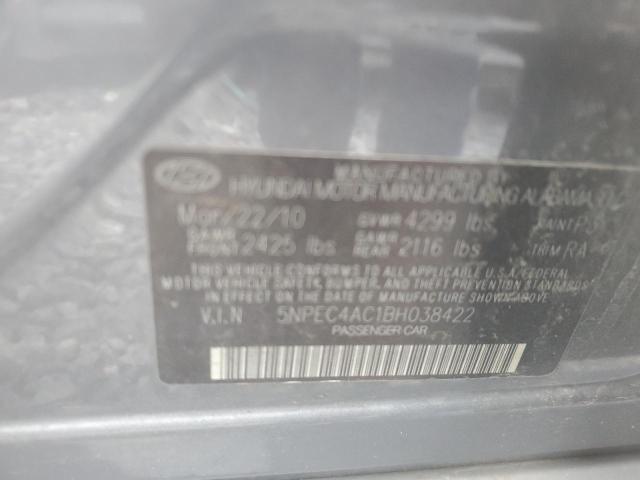 Photo 11 VIN: 5NPEC4AC1BH038422 - HYUNDAI SONATA SE 