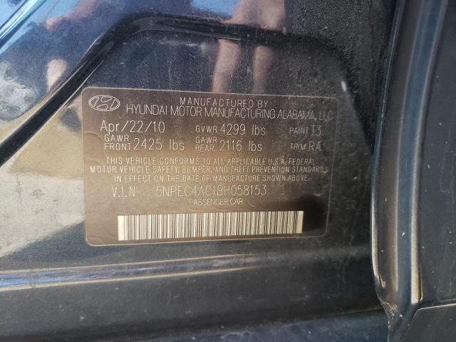 Photo 11 VIN: 5NPEC4AC1BH058153 - HYUNDAI SONATA SE 