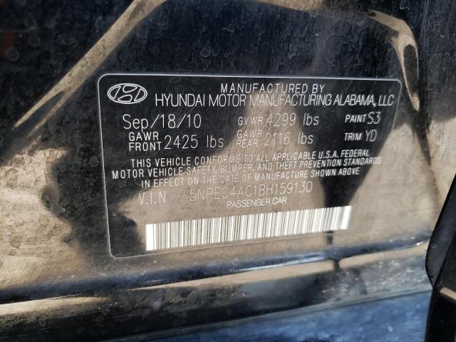 Photo 9 VIN: 5NPEC4AC1BH159130 - HYUNDAI SONATA SE 