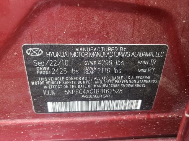 Photo 9 VIN: 5NPEC4AC1BH162528 - HYUNDAI SONATA SE 