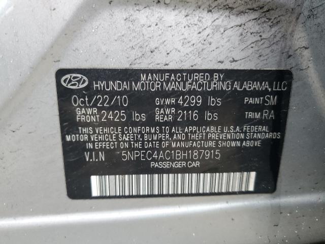 Photo 11 VIN: 5NPEC4AC1BH187915 - HYUNDAI SONATA 