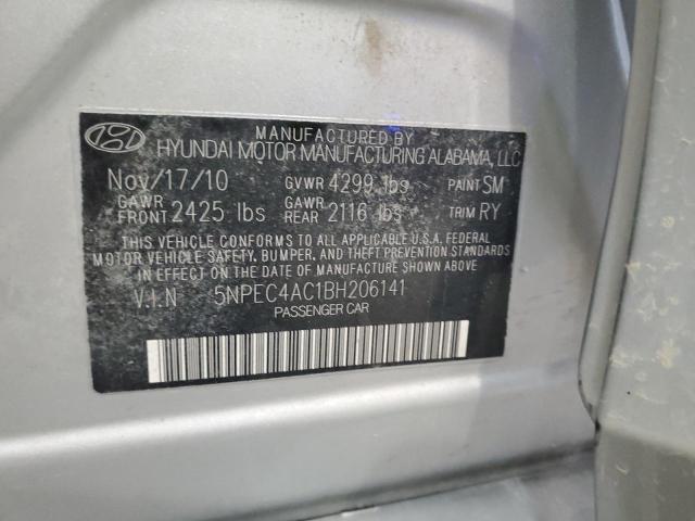 Photo 9 VIN: 5NPEC4AC1BH206141 - HYUNDAI SONATA SE 