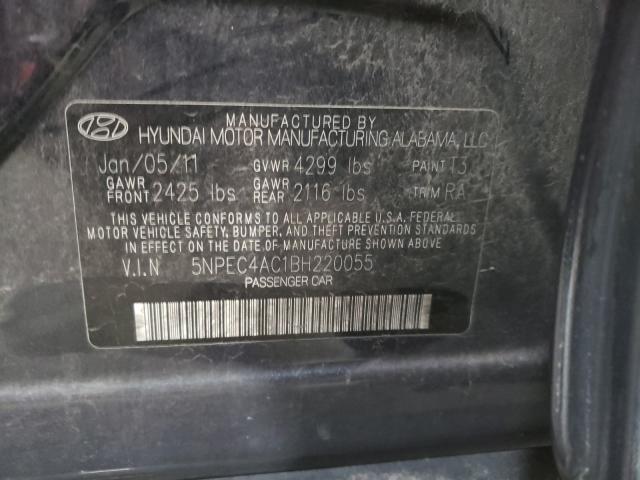 Photo 9 VIN: 5NPEC4AC1BH220055 - HYUNDAI SONATA SE 