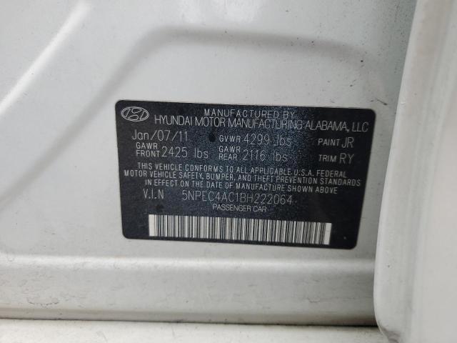 Photo 9 VIN: 5NPEC4AC1BH222064 - HYUNDAI SONATA SE 