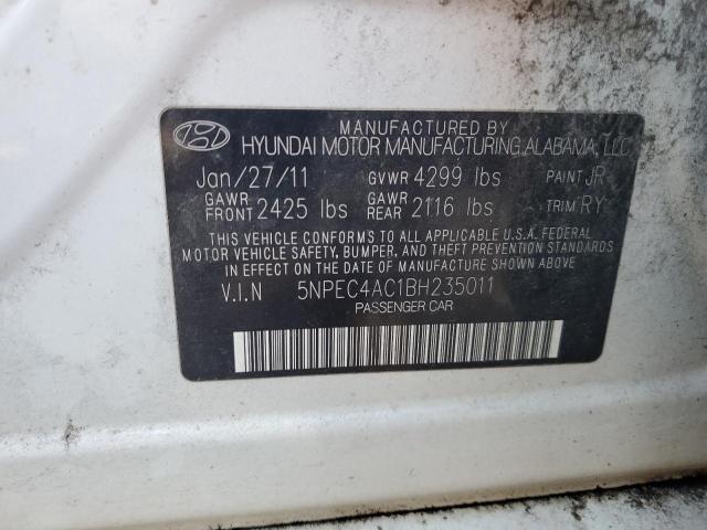 Photo 11 VIN: 5NPEC4AC1BH235011 - HYUNDAI SONATA 