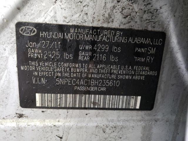 Photo 11 VIN: 5NPEC4AC1BH235610 - HYUNDAI SONATA SE 