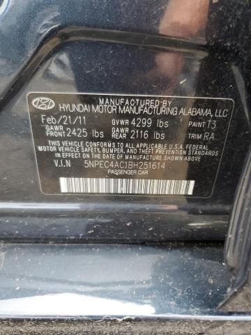 Photo 11 VIN: 5NPEC4AC1BH251614 - HYUNDAI SONATA 