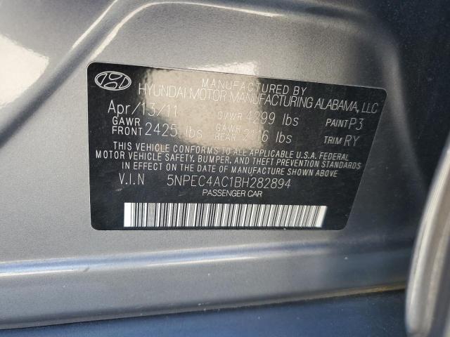 Photo 12 VIN: 5NPEC4AC1BH282894 - HYUNDAI SONATA 