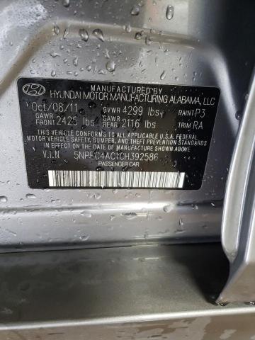 Photo 11 VIN: 5NPEC4AC1CH392586 - HYUNDAI SONATA 