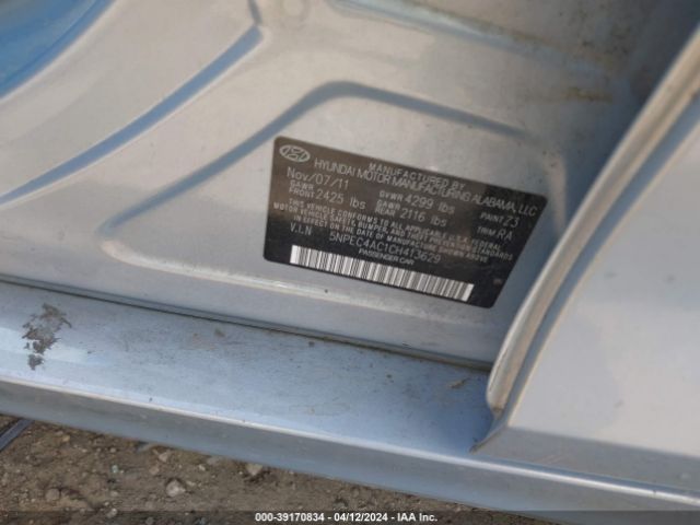 Photo 8 VIN: 5NPEC4AC1CH413629 - HYUNDAI SONATA 