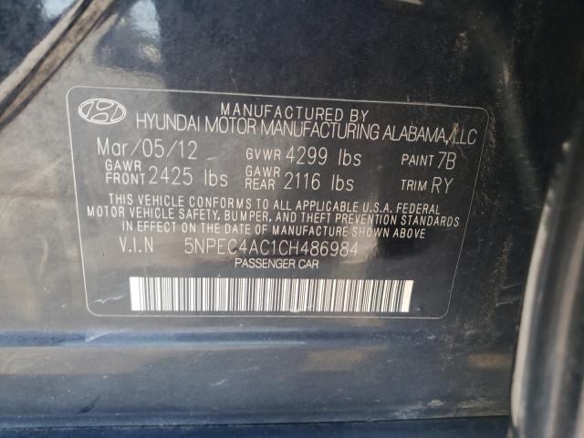 Photo 9 VIN: 5NPEC4AC1CH486984 - HYUNDAI SONATA SE 