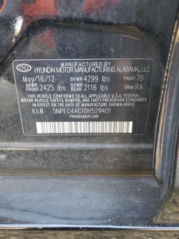 Photo 11 VIN: 5NPEC4AC1DH529401 - HYUNDAI SONATA SE 