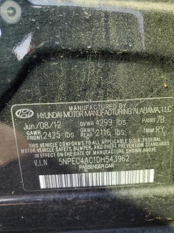 Photo 11 VIN: 5NPEC4AC1DH543962 - HYUNDAI SONATA SE 