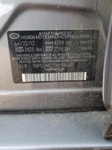 Photo 9 VIN: 5NPEC4AC1DH554038 - HYUNDAI SONATA GLS 