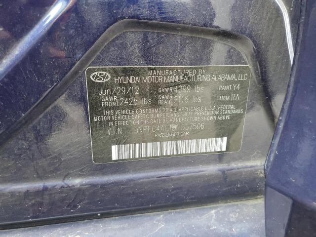 Photo 9 VIN: 5NPEC4AC1DH557506 - HYUNDAI SONATA SE 