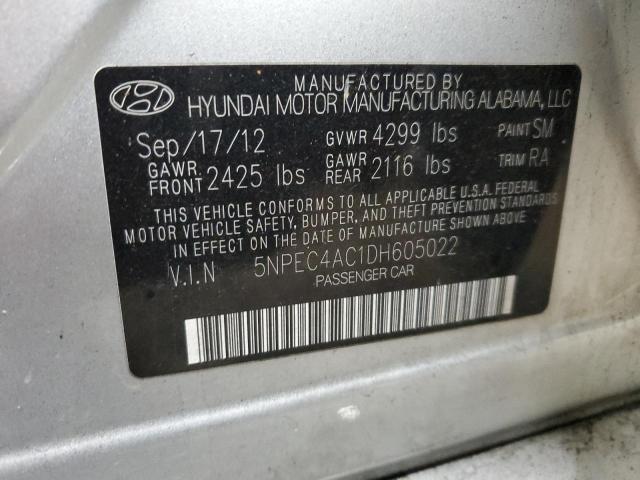 Photo 11 VIN: 5NPEC4AC1DH605022 - HYUNDAI SONATA SE 