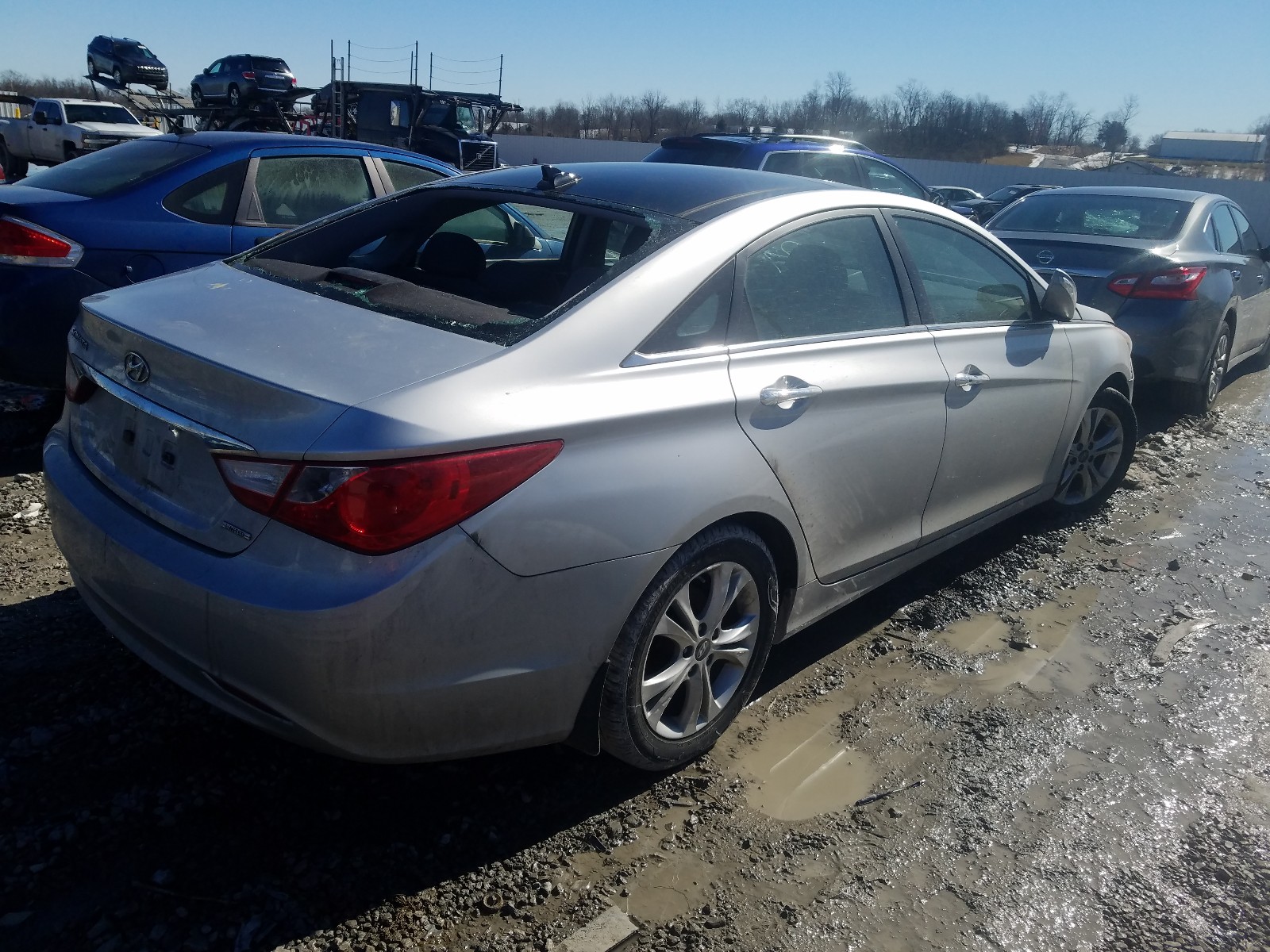 Photo 3 VIN: 5NPEC4AC1DH607871 - HYUNDAI SONATA SE 