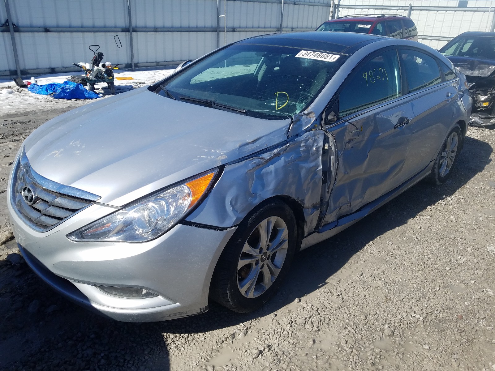 Photo 8 VIN: 5NPEC4AC1DH607871 - HYUNDAI SONATA SE 