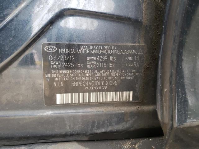 Photo 9 VIN: 5NPEC4AC1DH630096 - HYUNDAI SONATA SE 