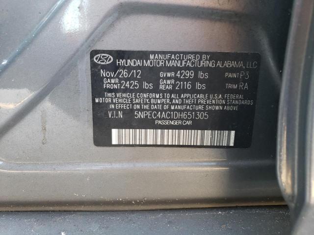 Photo 11 VIN: 5NPEC4AC1DH651305 - HYUNDAI SONATA SE 