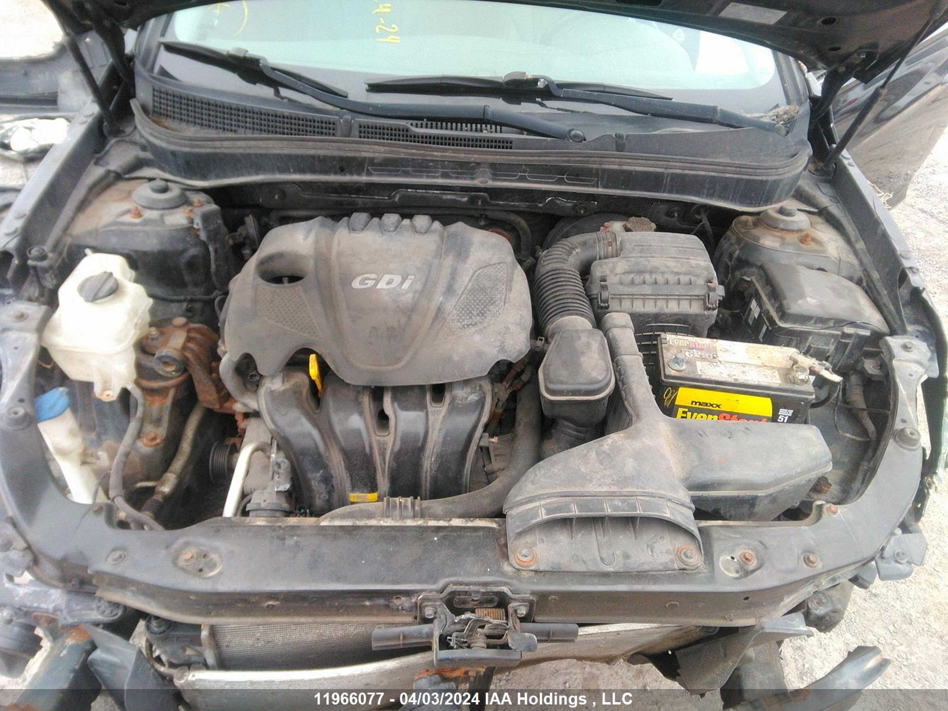 Photo 9 VIN: 5NPEC4AC1DH655368 - HYUNDAI SONATA 