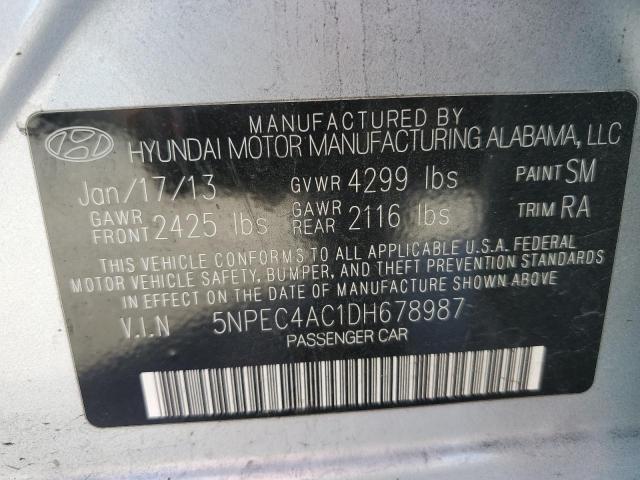 Photo 12 VIN: 5NPEC4AC1DH678987 - HYUNDAI SONATA SE 