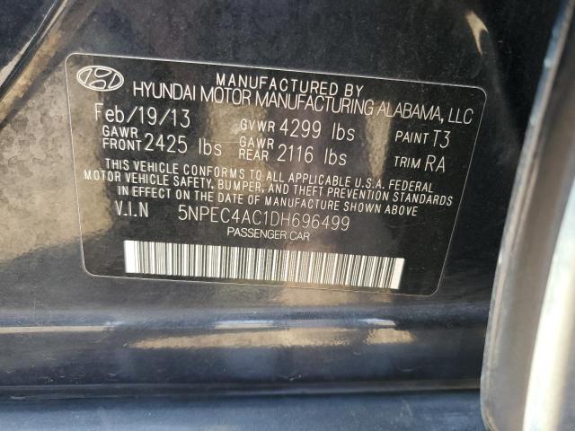 Photo 11 VIN: 5NPEC4AC1DH696499 - HYUNDAI SONATA SE 