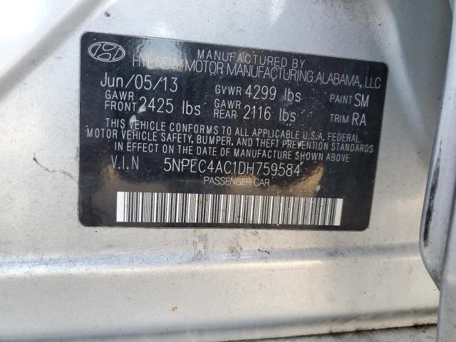 Photo 11 VIN: 5NPEC4AC1DH759584 - HYUNDAI SONATA SE 